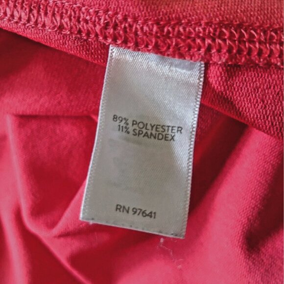 J.Jill Fit Asymmetric Zip Pullover Red Women Size XL Thumb Holes Side Sp… - Picture 6 of 7